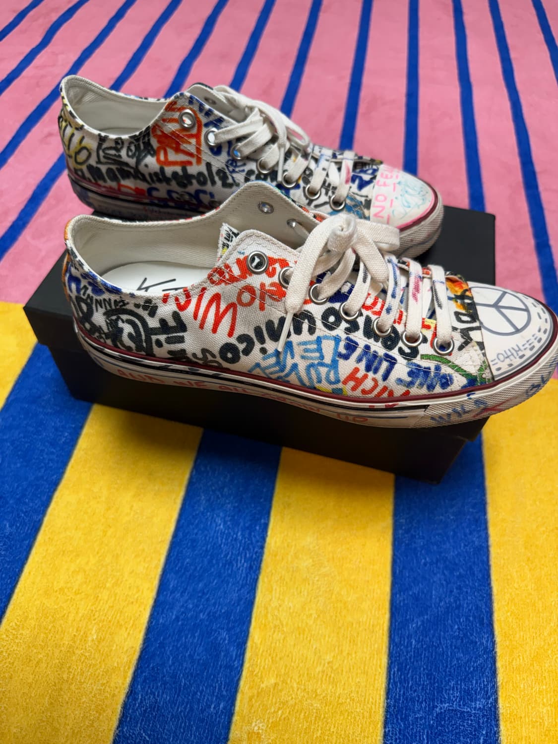 베트멍 컨버스 그래피티 스니커즈 40 size 상품이미지4