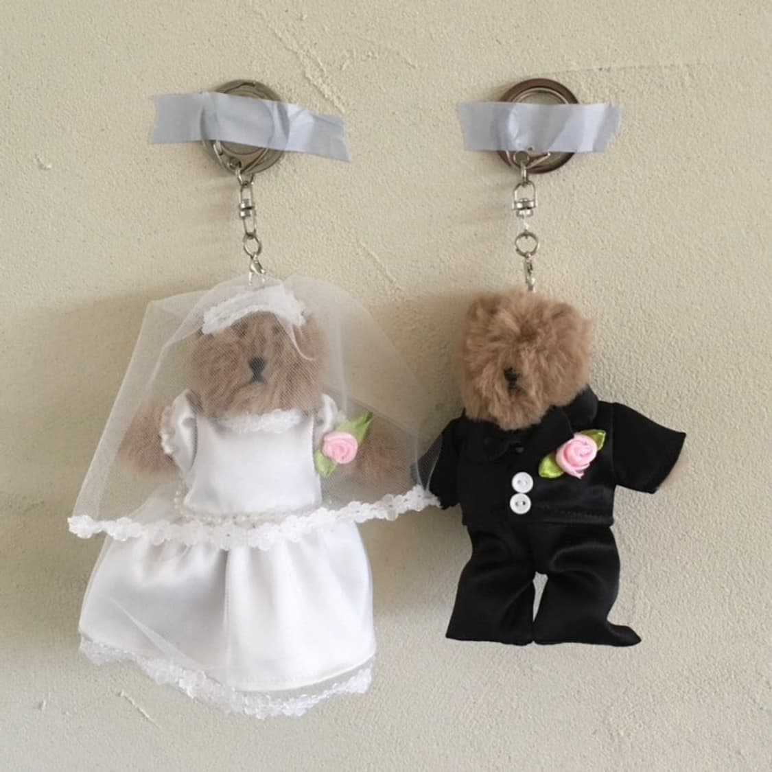 댄스랙북 신랑신부 키링 상품이미지1