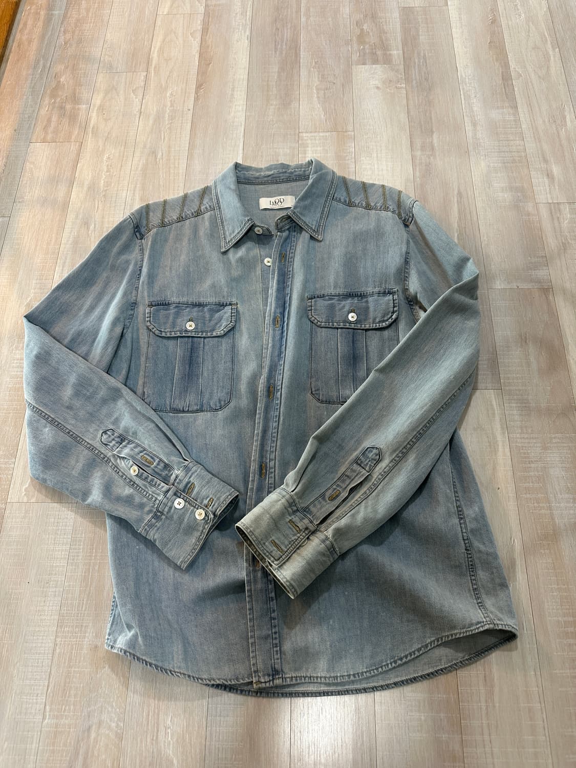 엘무드 웨스턴 셔츠 판매합니다. 상품이미지2