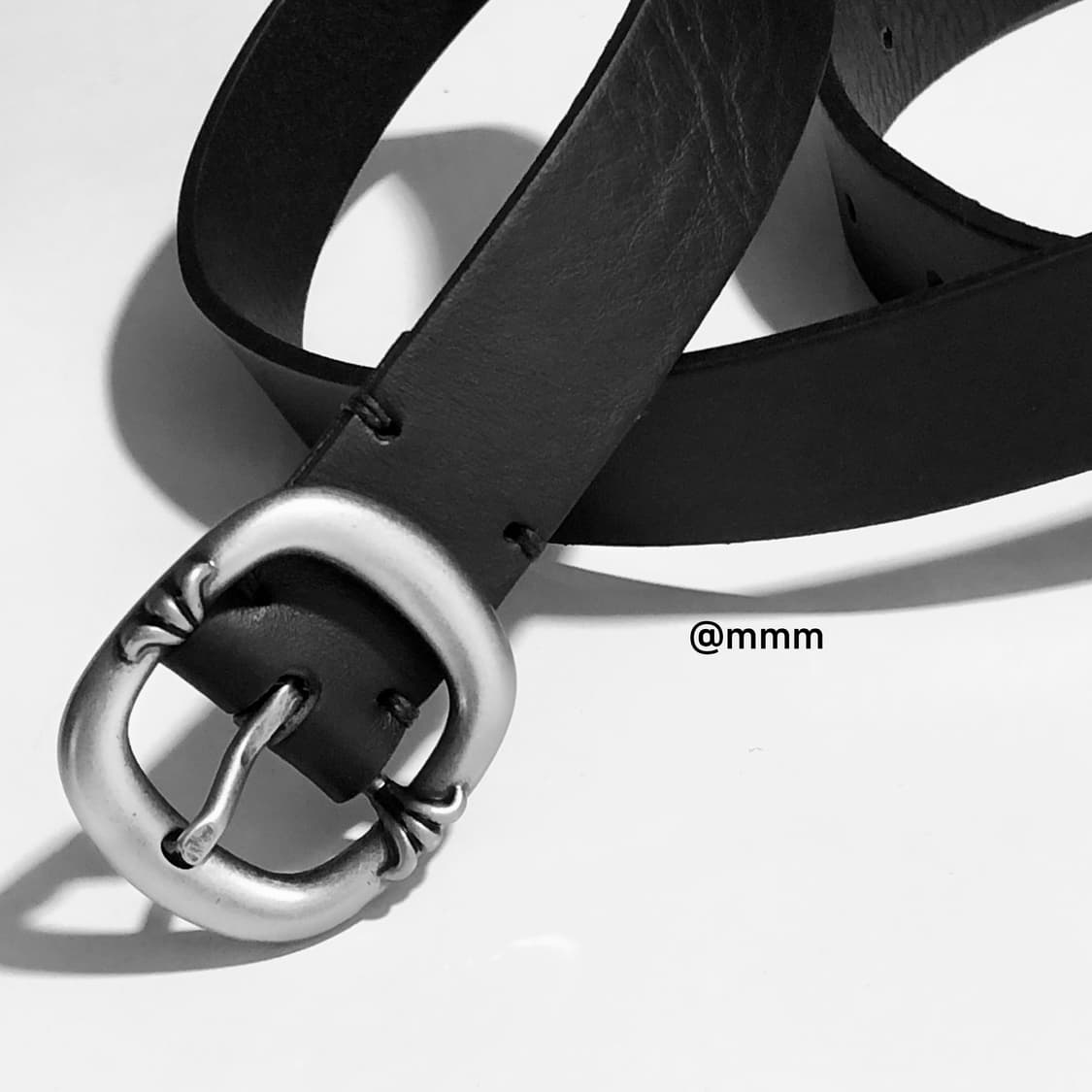 [Unisex] 엔틱 버클 레더 벨트 상품이미지6