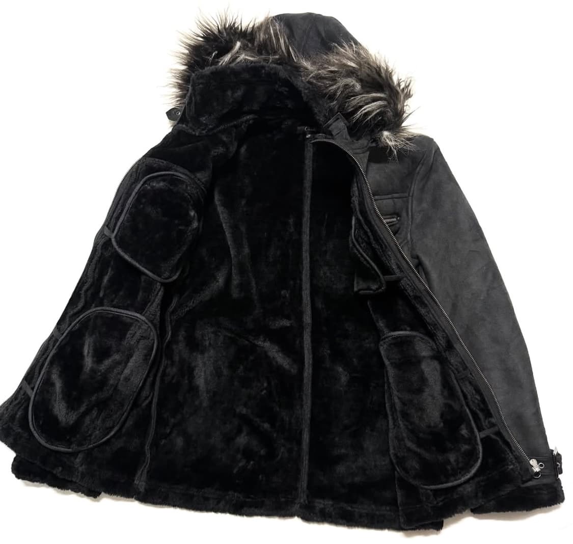 Closshi - 후디드 무통 자켓 상품이미지4