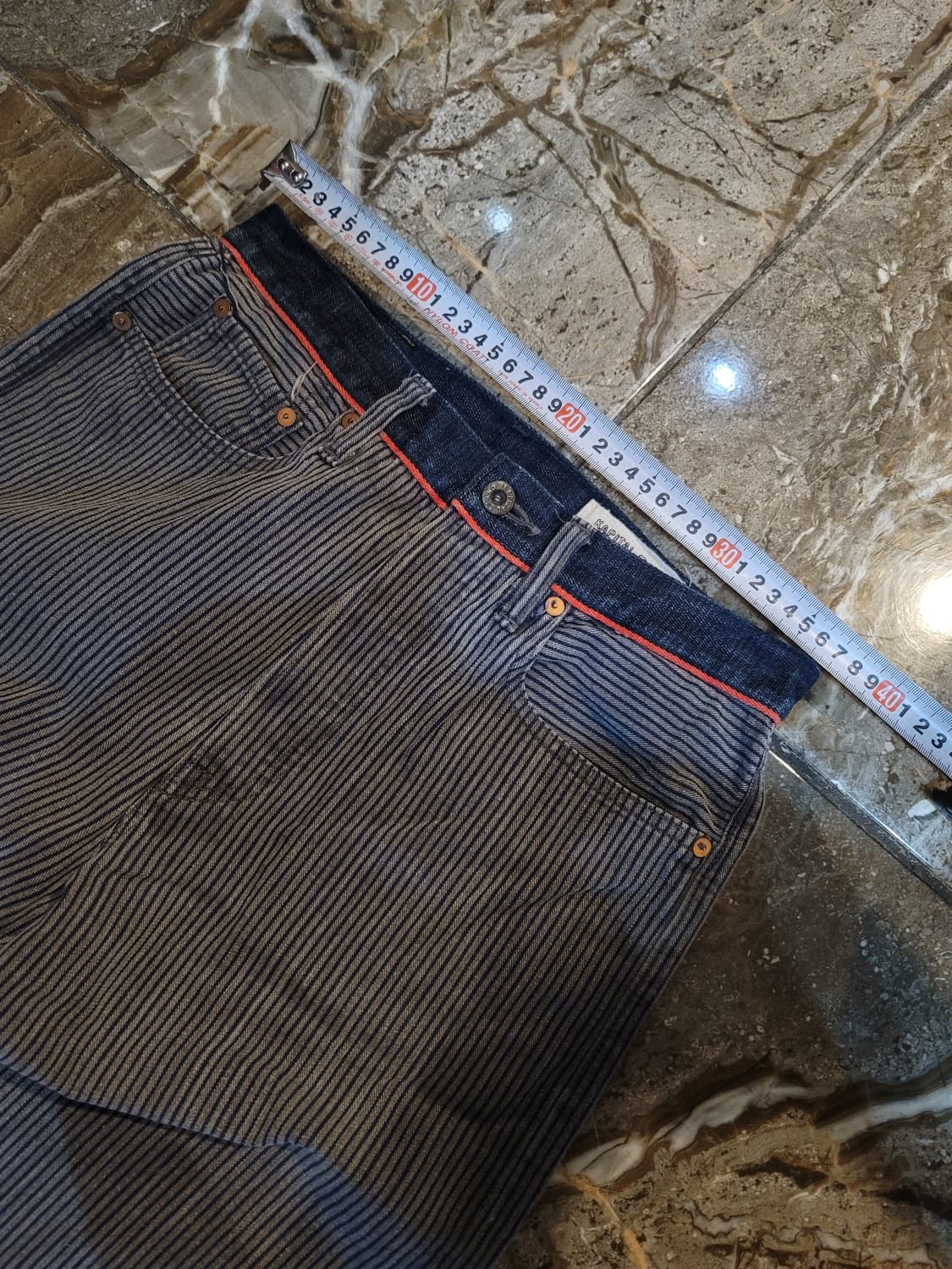 캐피탈 히코리 데님팬츠 (남녀공용) 상품이미지5