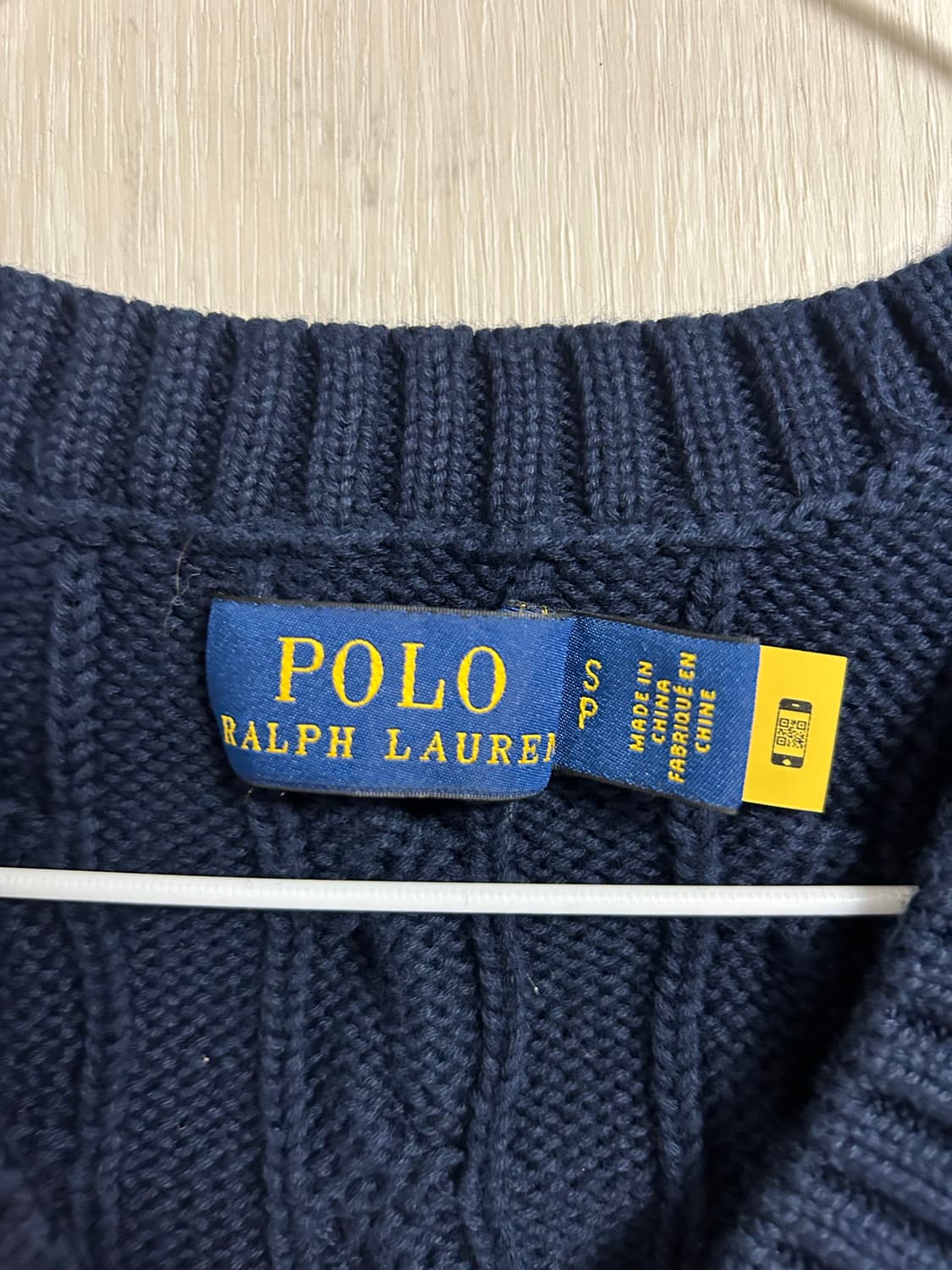 폴로 랄프로렌 여성 꽈베기니트 S 사이즈 팜 상품이미지3