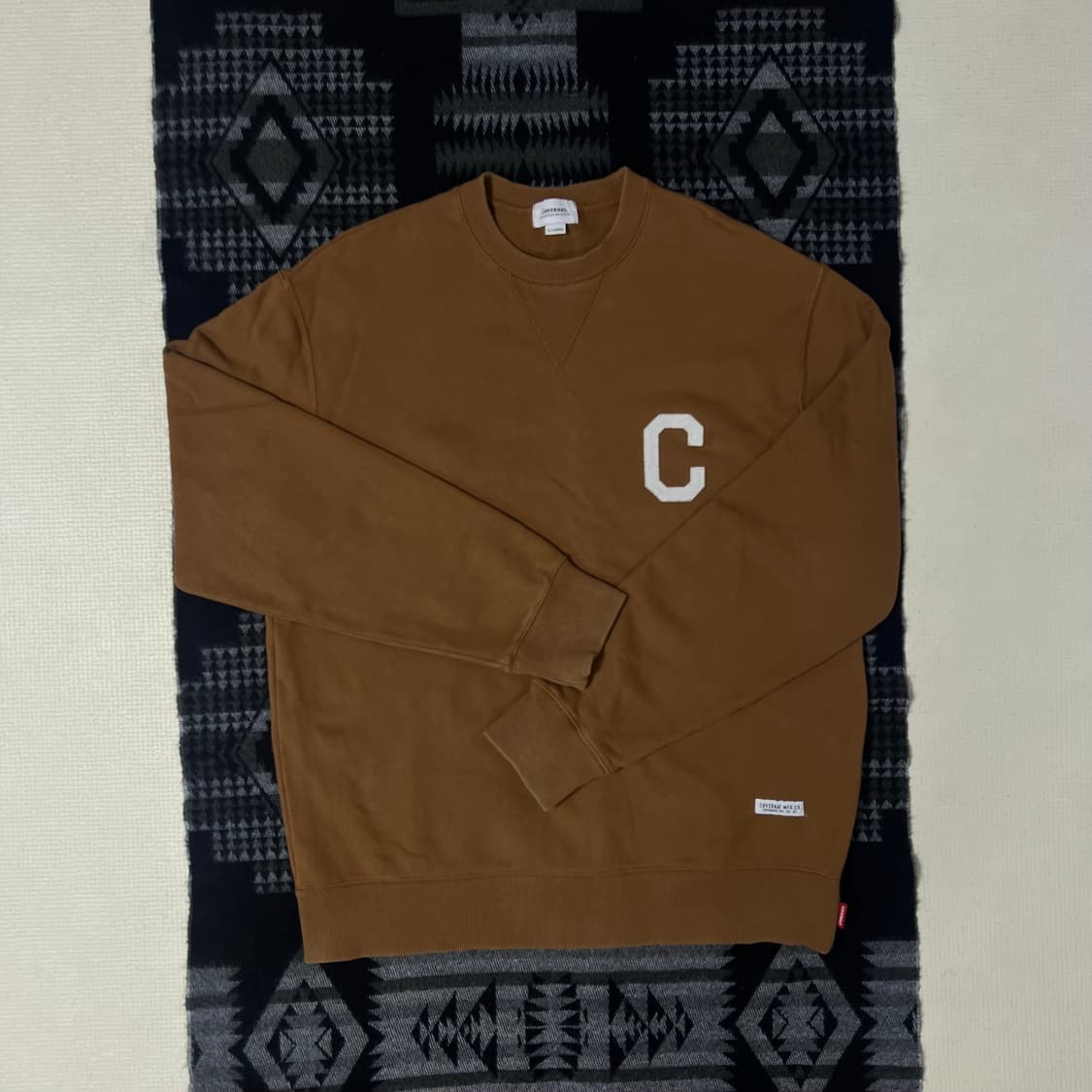 커버낫 맨투맨 브라운 상품이미지2