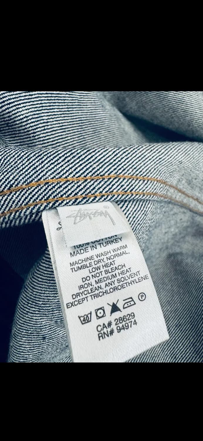 스투시 데님 집업 자켓 M 사이즈 상품이미지3