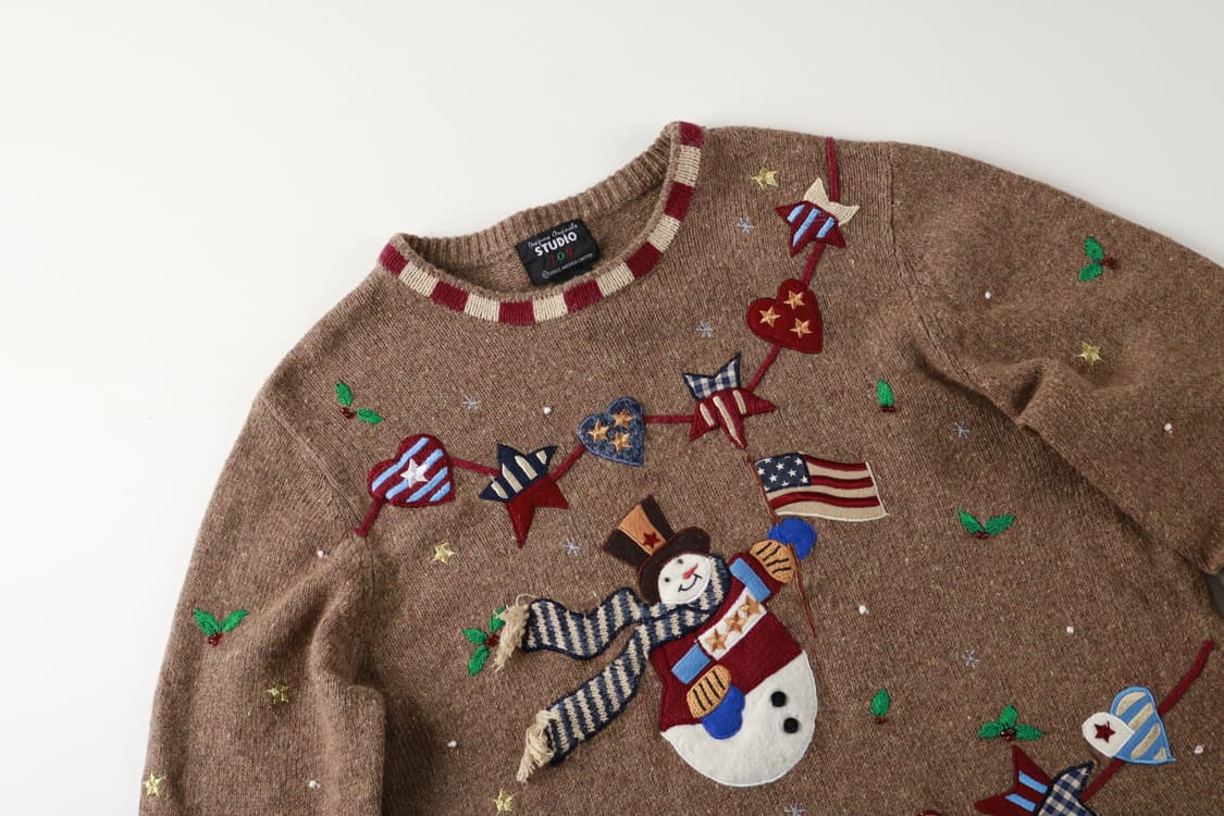 [L] 90's USA 크리스마스 스웨터 상품이미지2