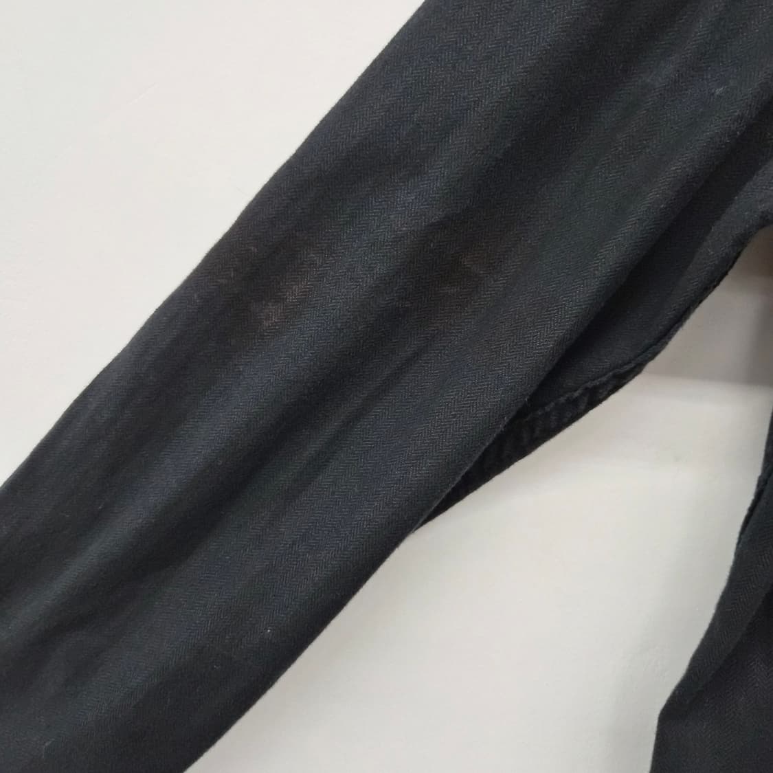 Lee 블랙 코튼 버튼업 셔츠 코트 남성 M 상품이미지4