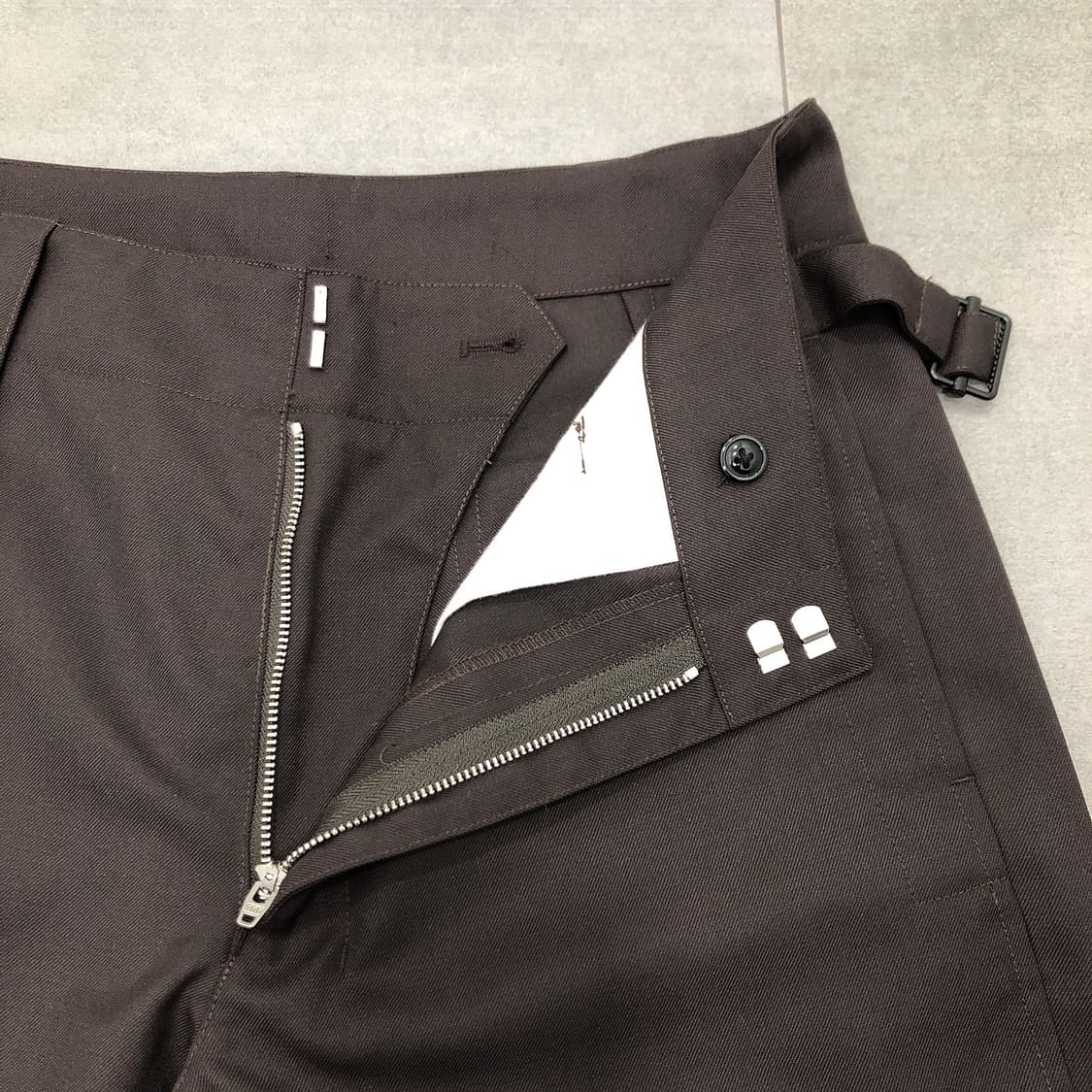 르메르 맥시 슬랙스 트루저 팬츠 브라운 M 상품이미지3