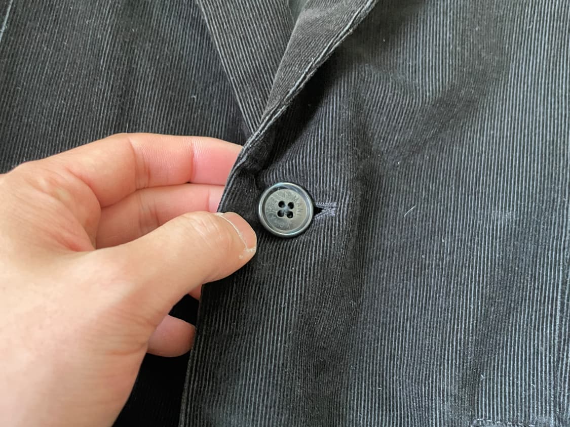 아르마니 익스체인지 블랙 코듀로이 자켓 J03547 상품이미지5