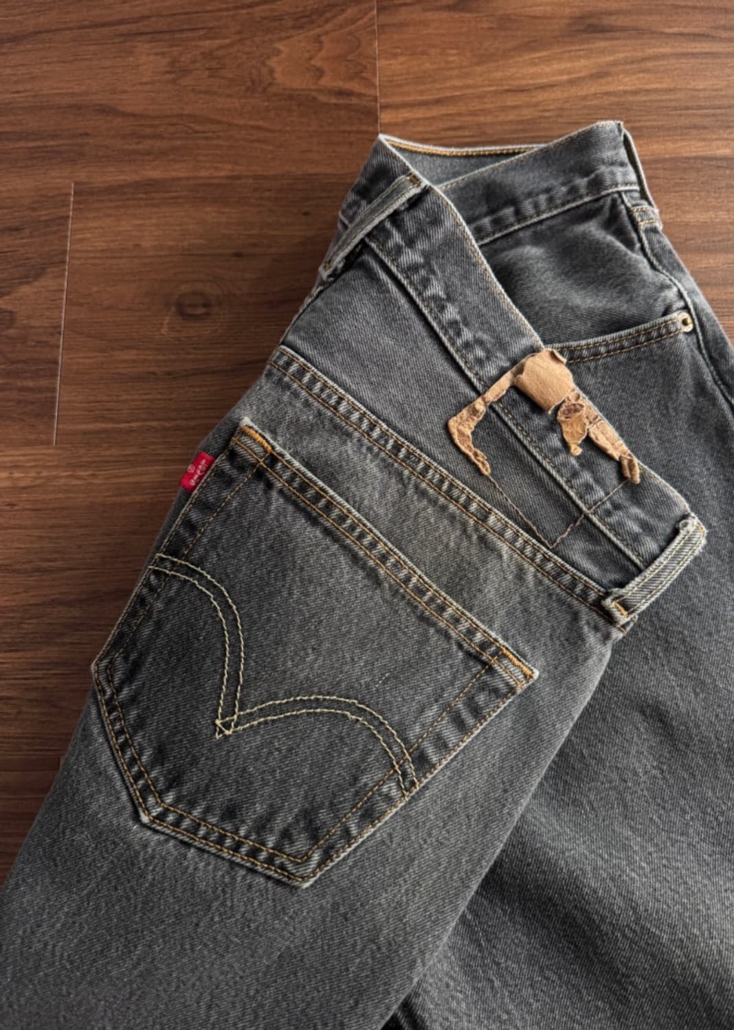 00’s Levi’s 501 vintage painted denim 30 상품이미지4