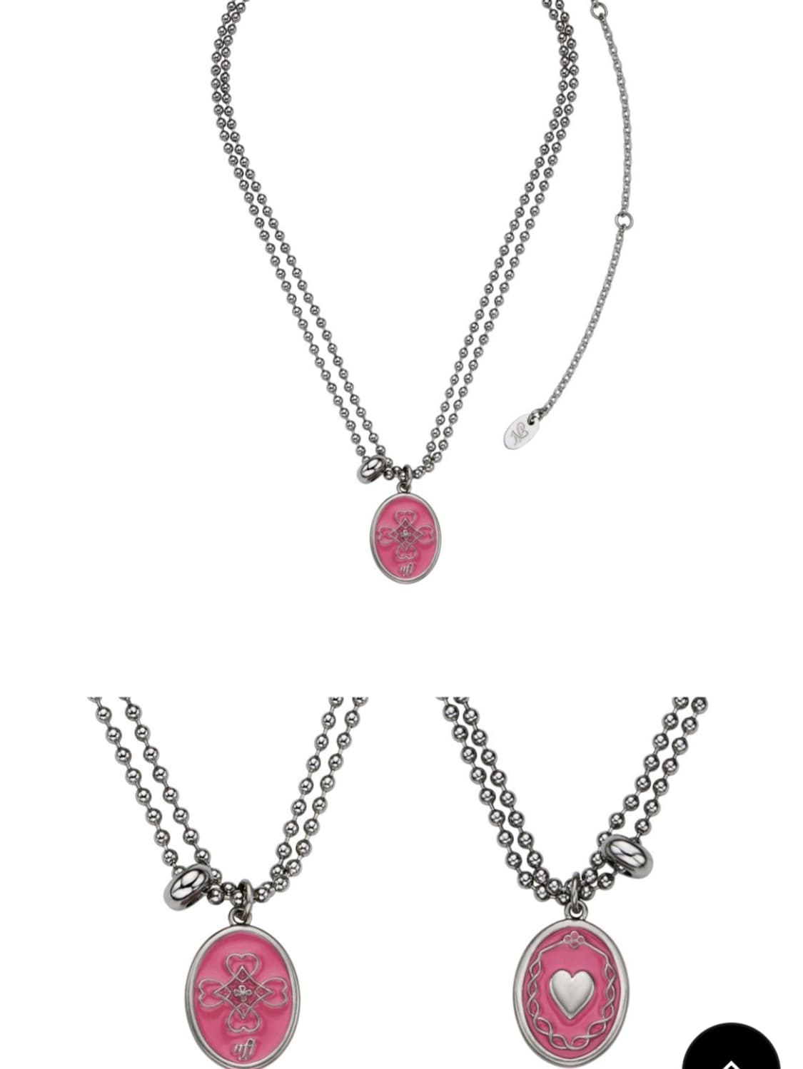 nff 엔프프 knit love necklace pok 상품이미지3