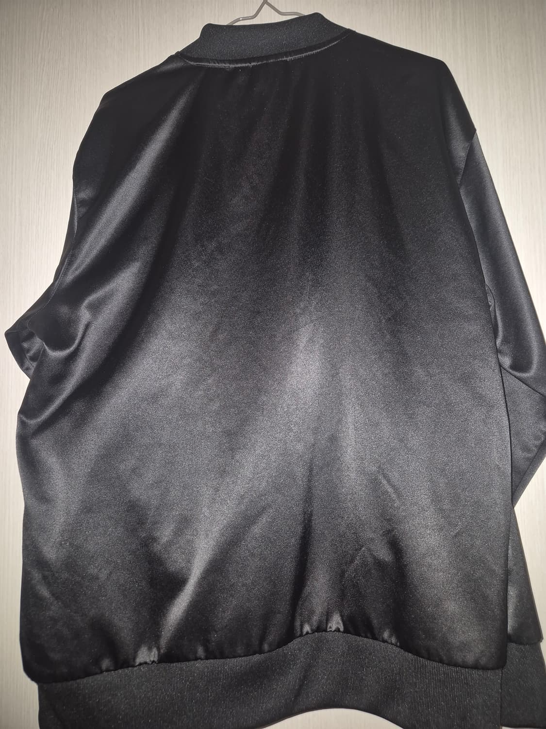 아디다스 새틴 저지 맨투맨 블랙 L 상품이미지2