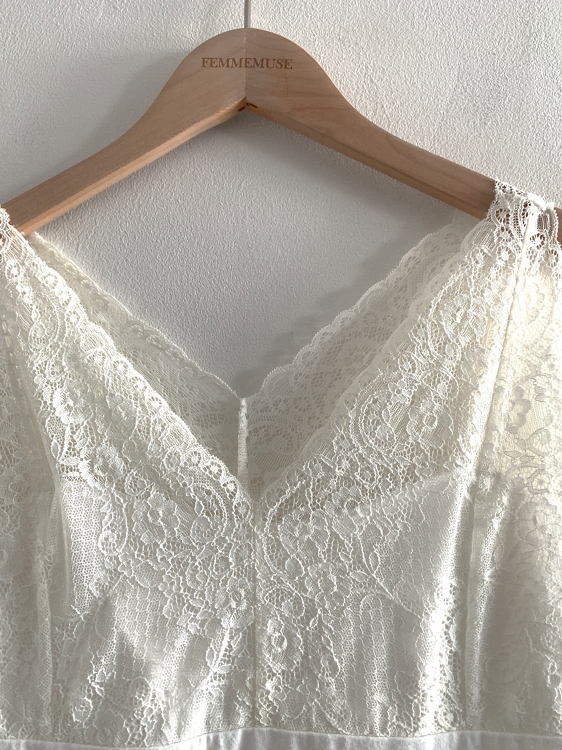 (Vintage)Both V Neck Lace Sleeveless Top 상품이미지3