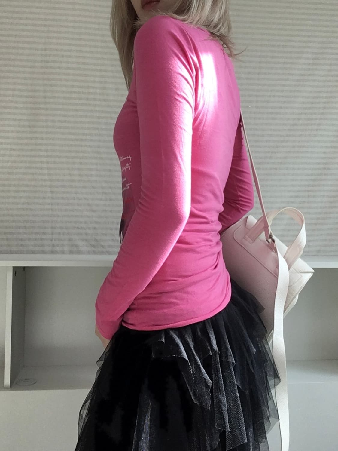 jpn vintage hot pink punk printing t 상품이미지3