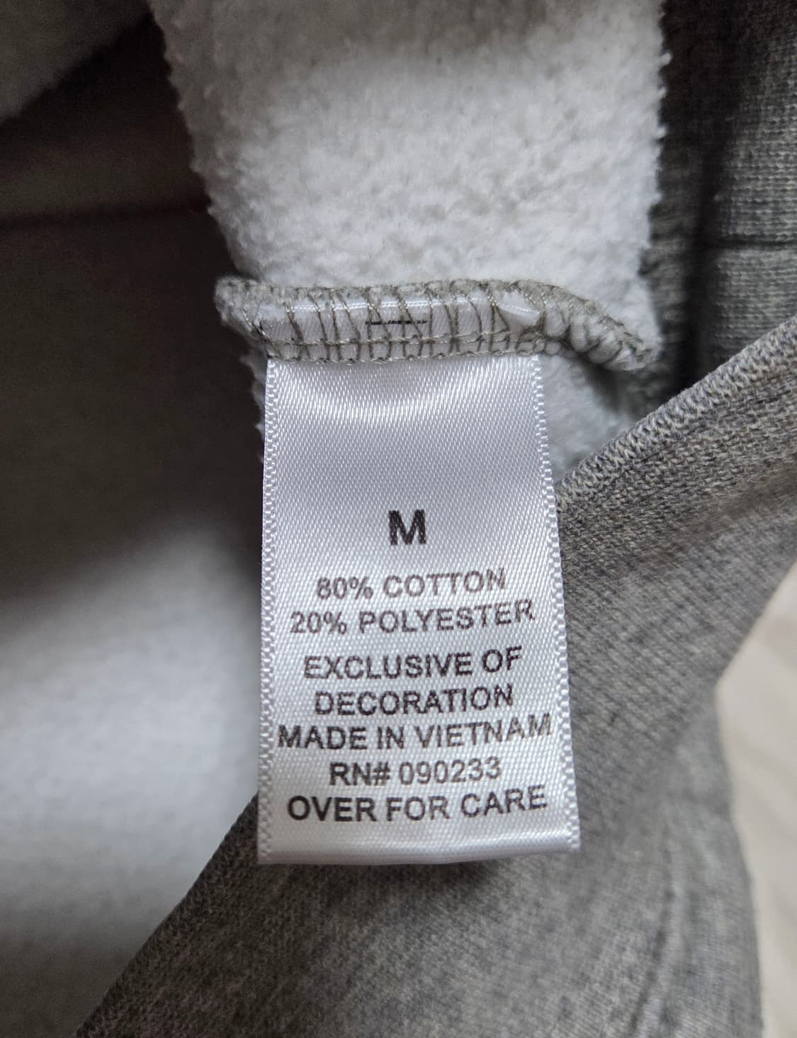 피오갓에센셜 그레이 풀오버 후드티 상품이미지7