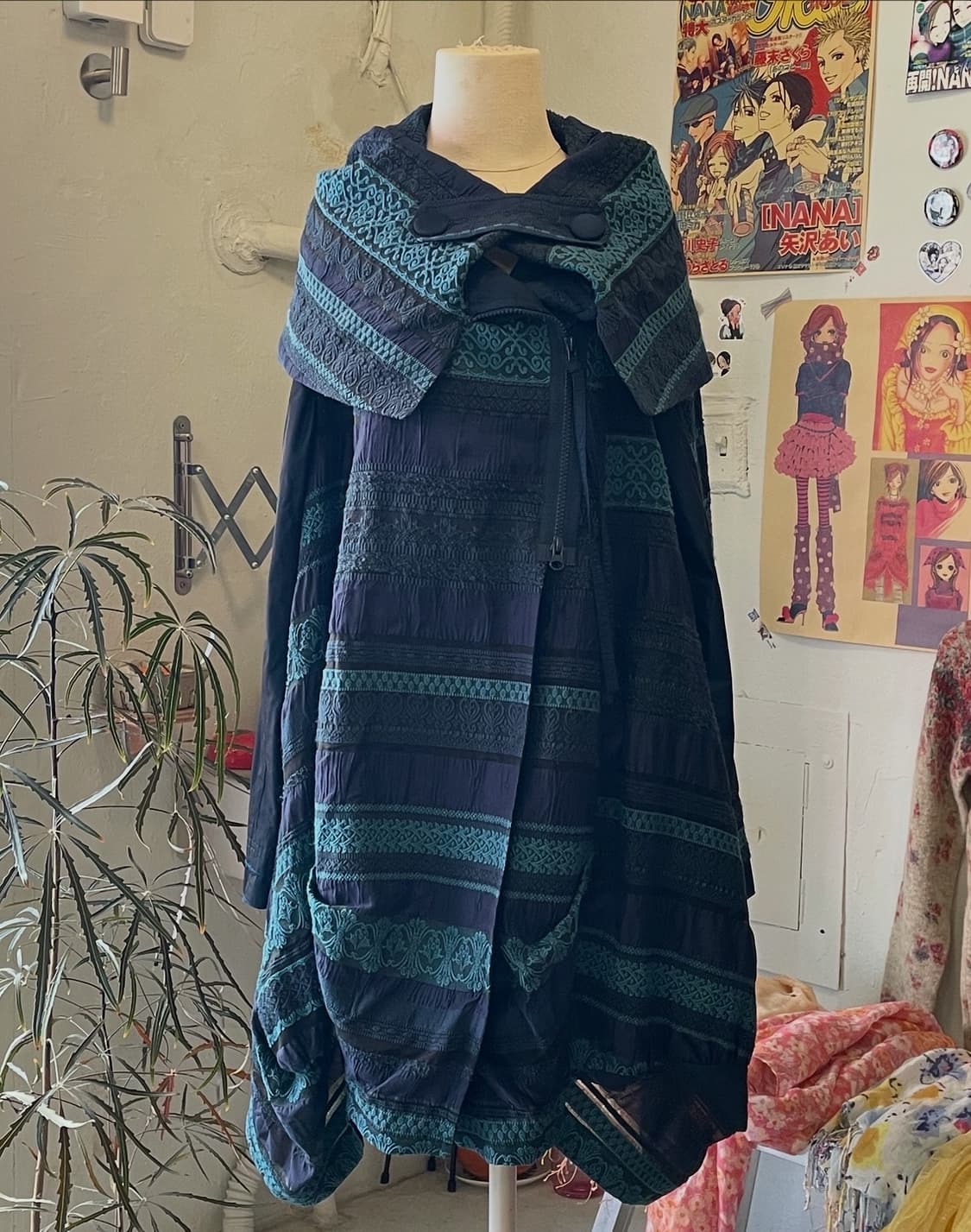 에스닉 케이프 롱 자켓 [무배] 상품이미지1