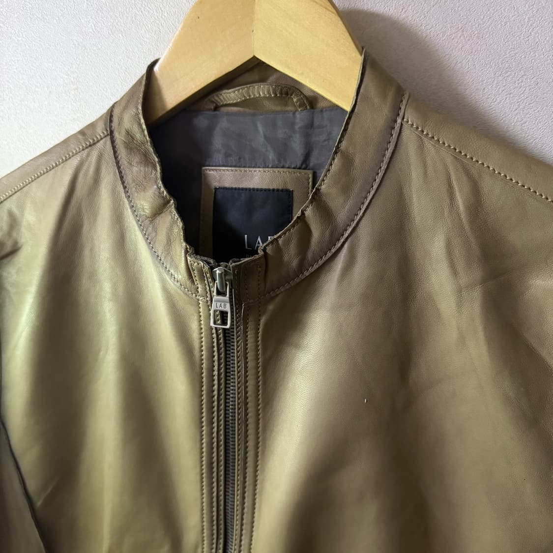 빨질레리 랩 남성 약가죽 블루종 점퍼 M (남성 95정도) 상품이미지1