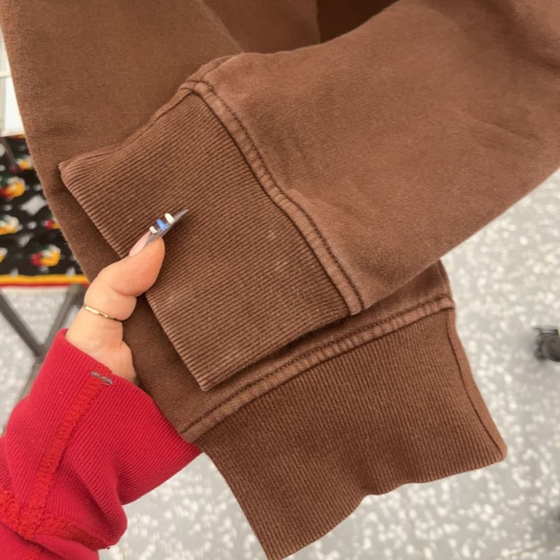 아디다스 빈티지 폭닥 오버핏 캐주얼 기모 후드티 M C07729 상품이미지8