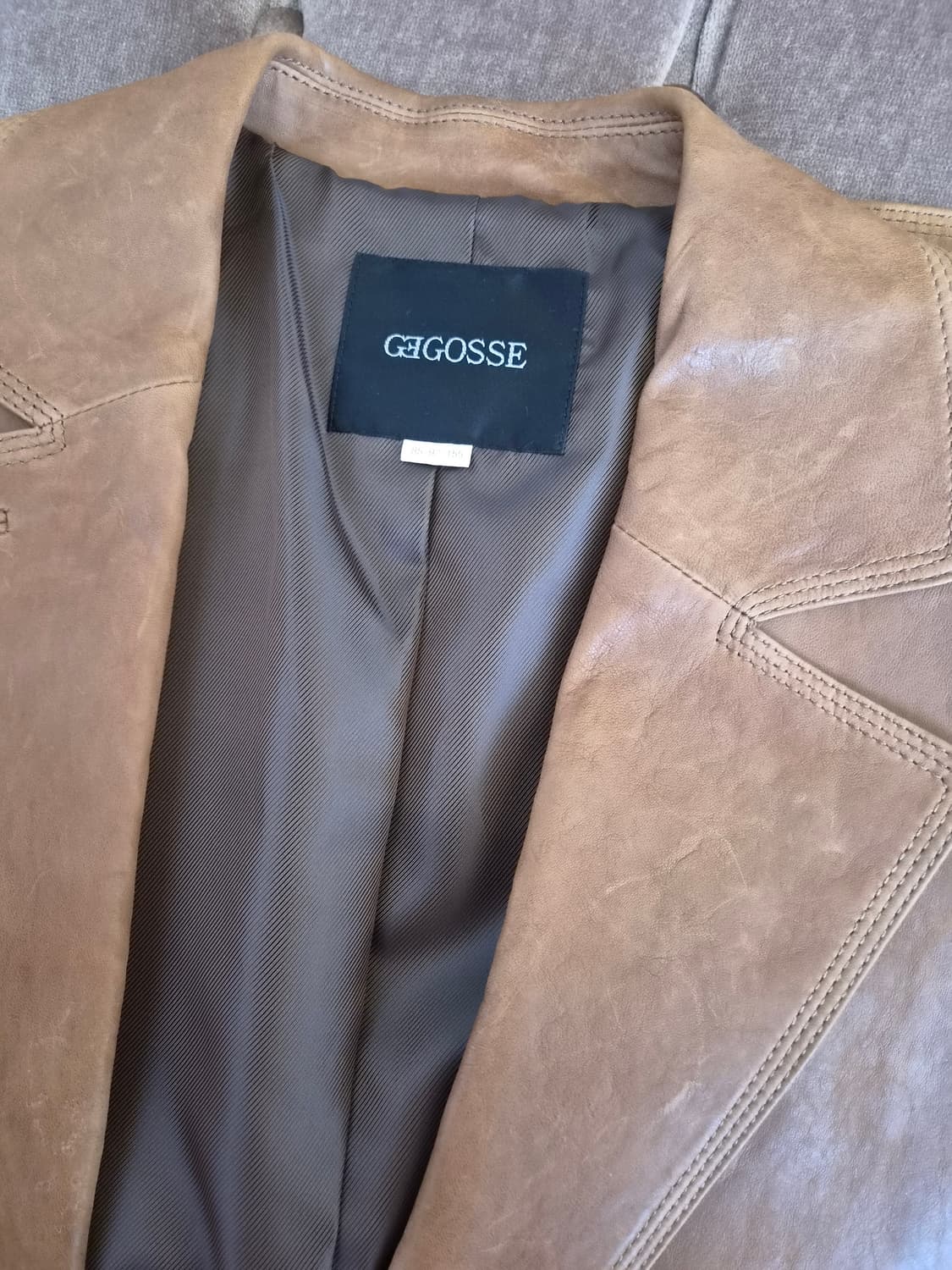 Gegosse 여성 칠부양가죽자켓 85-92-155 상품이미지7