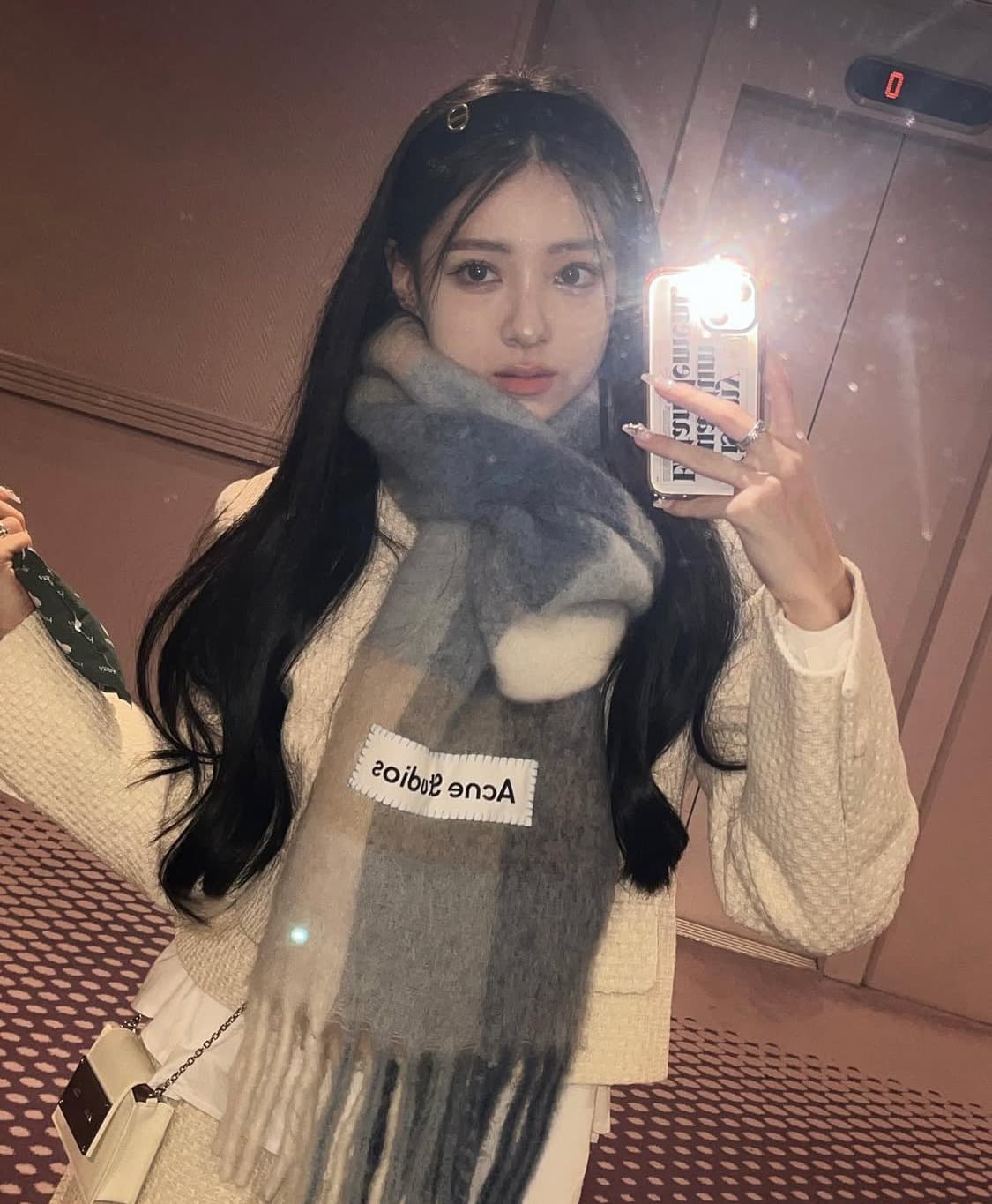 카키포인트 트위드 투피스 상품이미지2