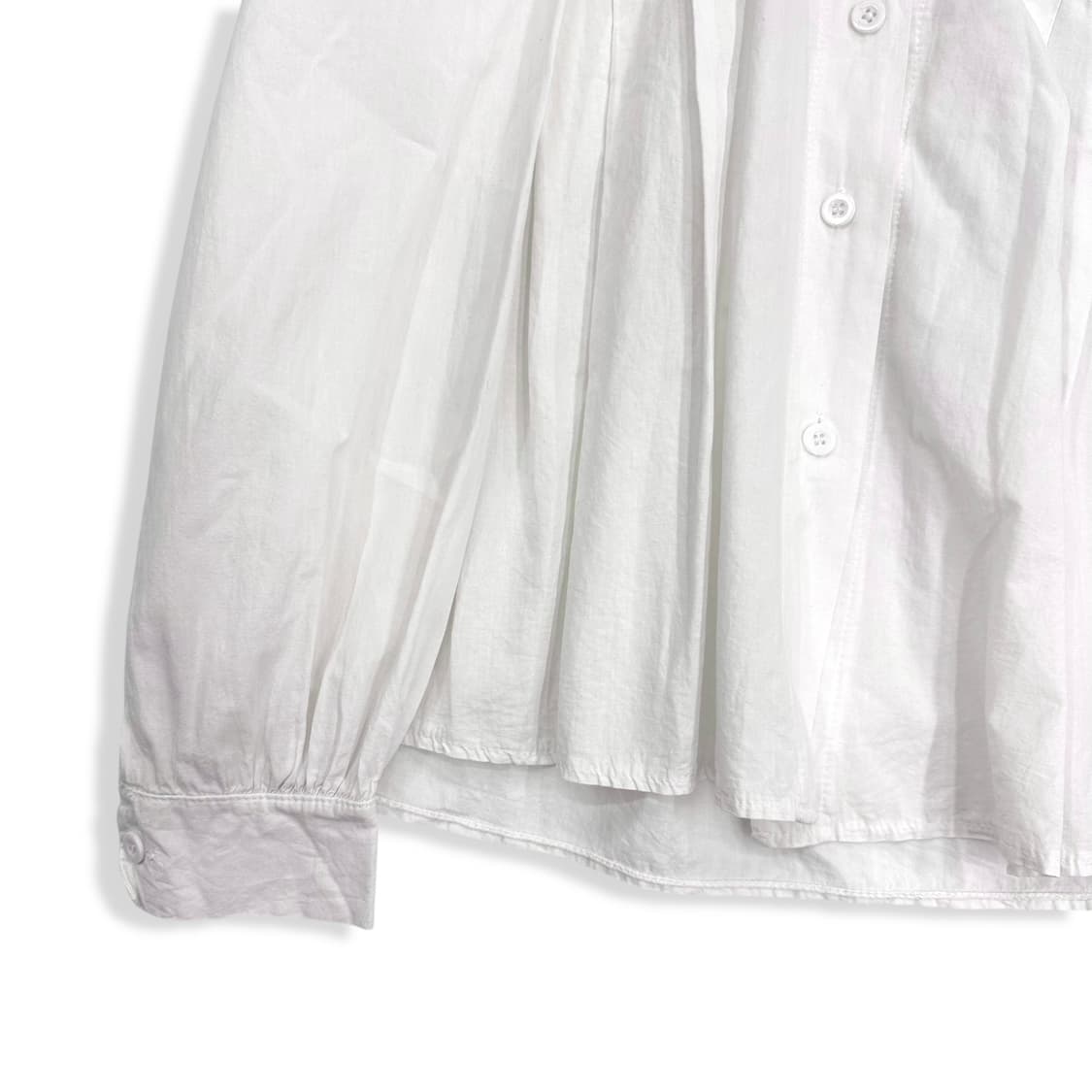 Wide Frill Neck Girlish Blouse 상품이미지4