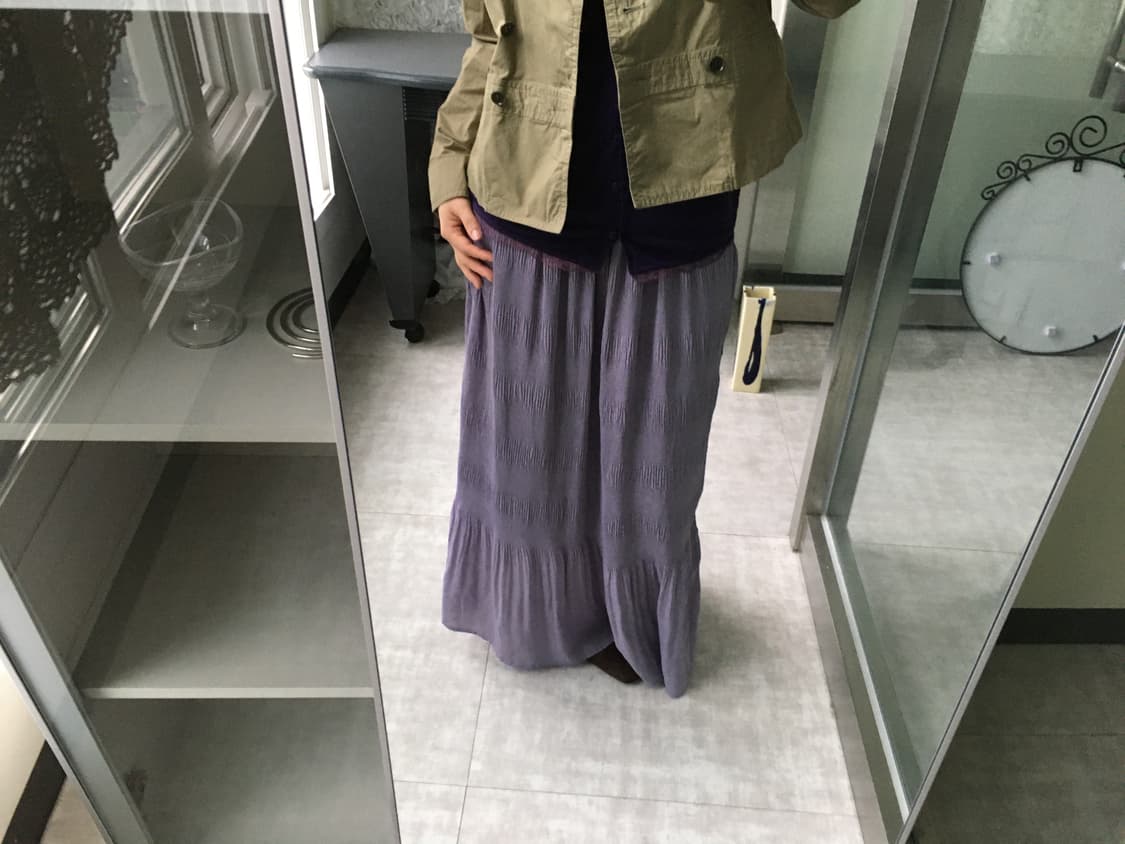 shirring long skirt 상품이미지4