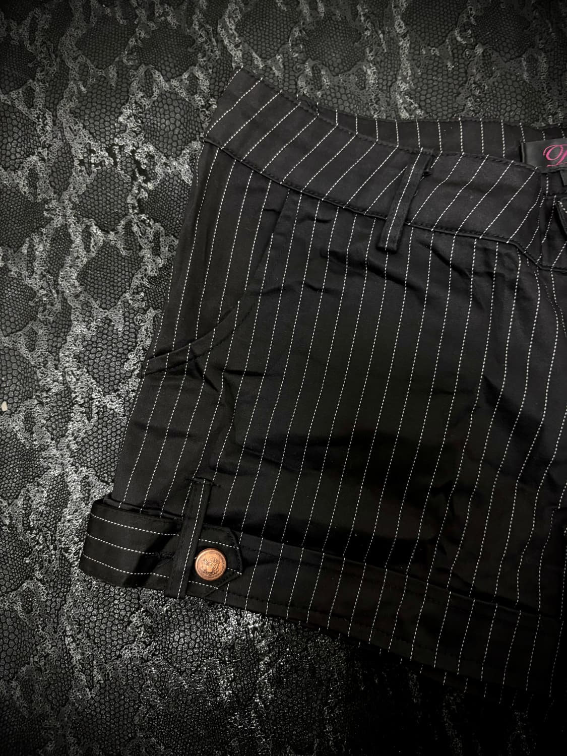 “Vintage” Geek Chic Stripe Short Pants 상품이미지5