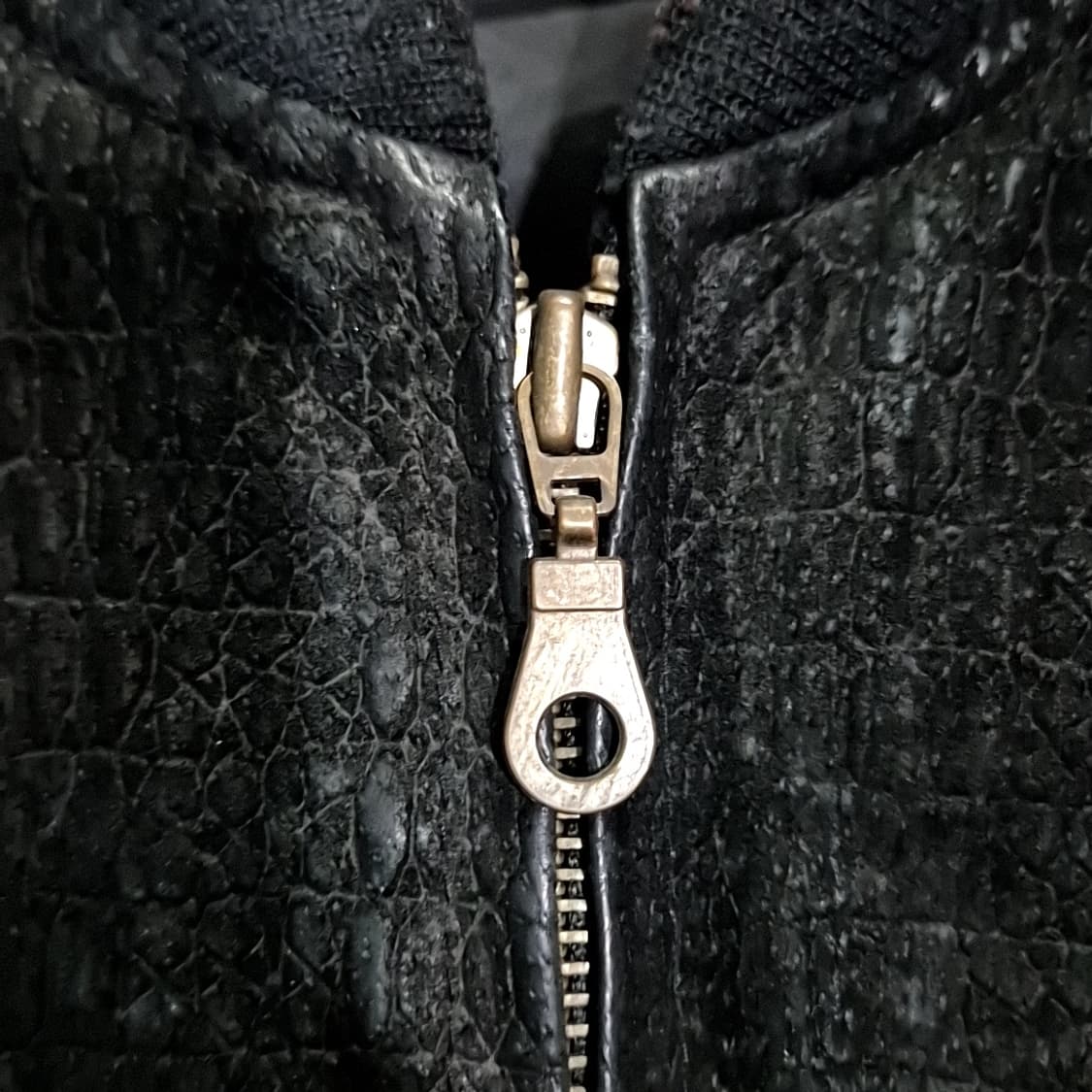 위노하스터 악어패턴 가죽 자켓 상품이미지3