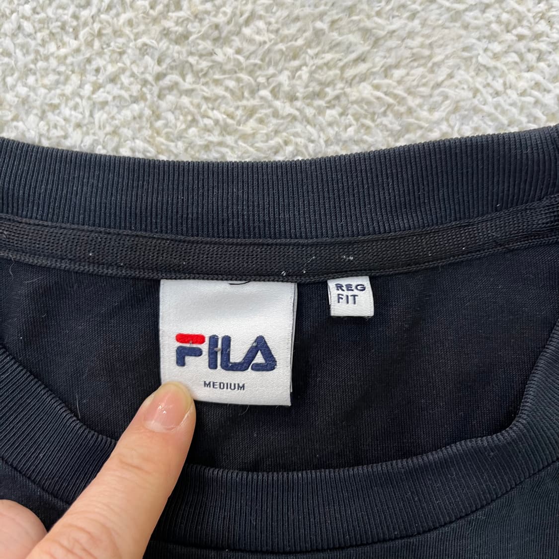 M 휠라 빅로고 반팔 티셔츠 0414M 상품이미지2