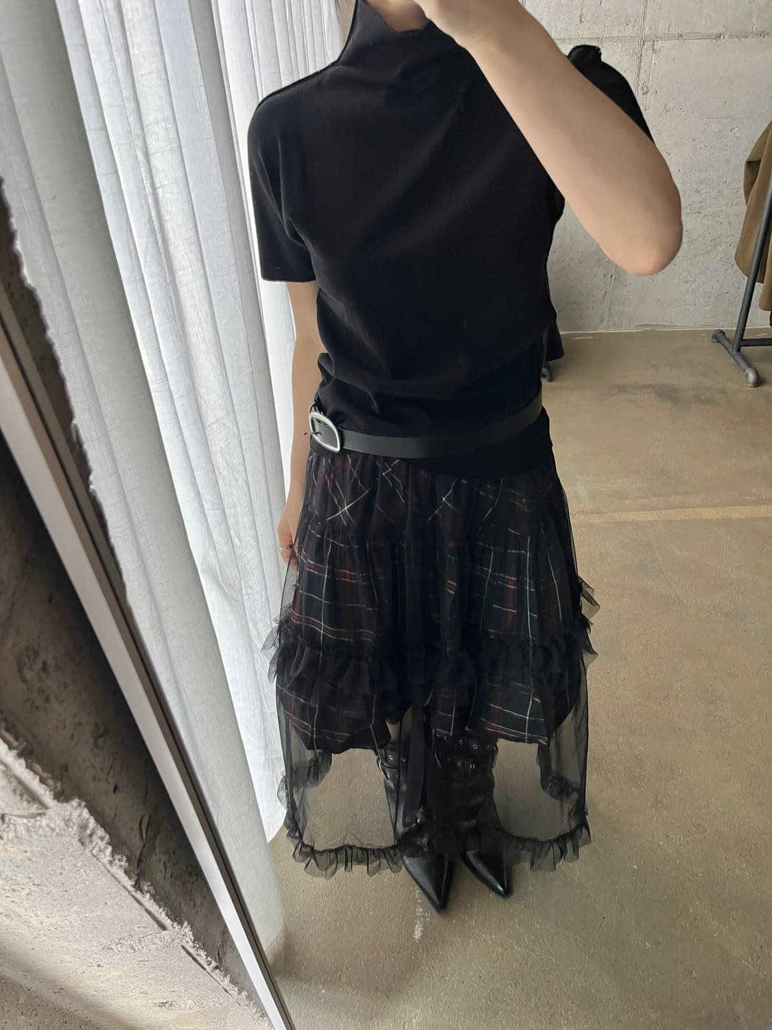 Issey Miyake 이세이미야케 페테 하이넥 탑 상품이미지4