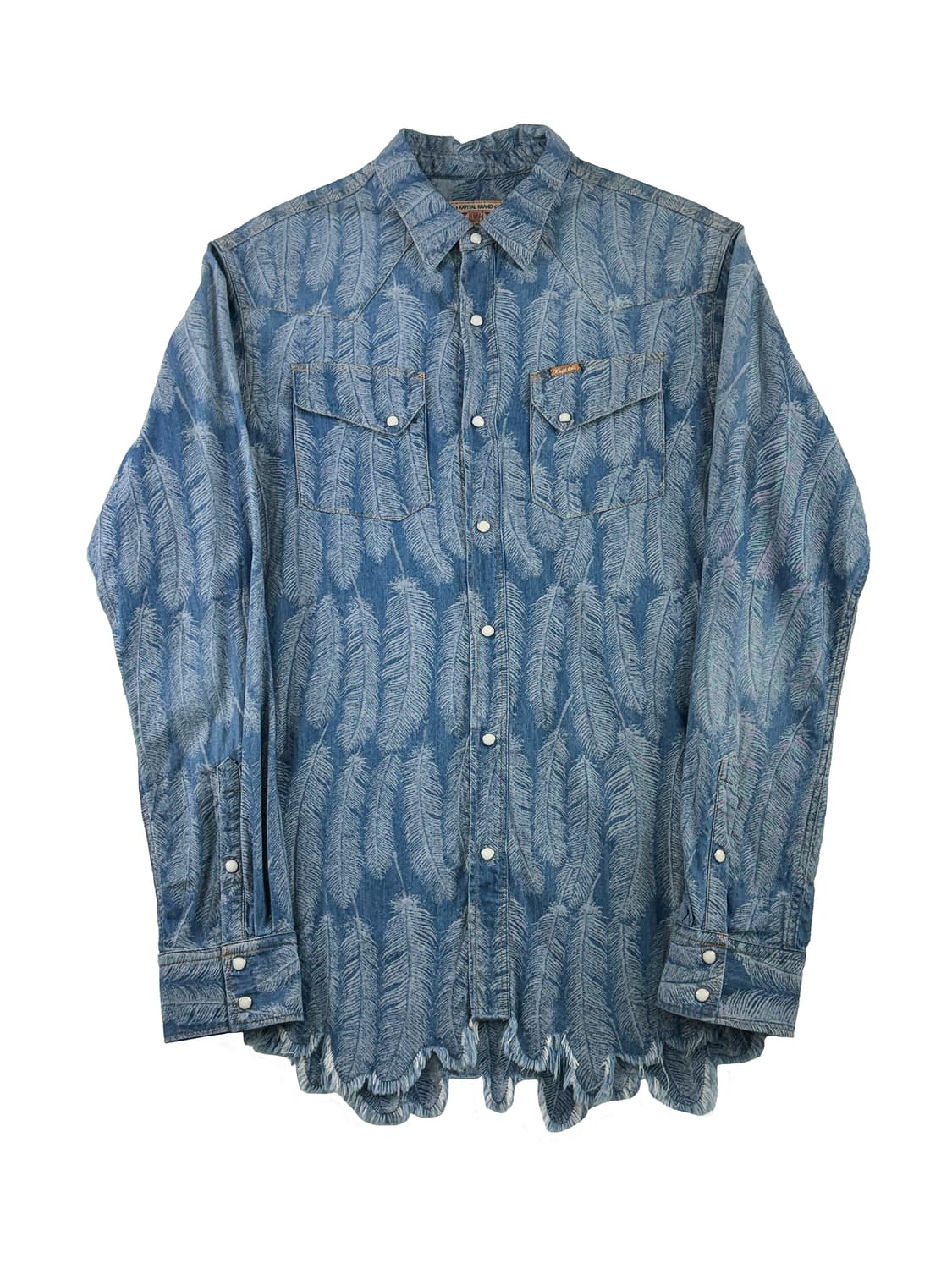 캐피탈 5온즈 맥파이 데님 웨스턴 셔츠 라이트 인디고 (새상품) 상품이미지1