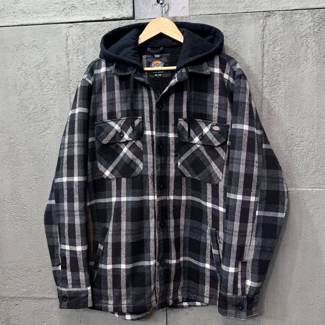 디키즈 쉐르파 플란넬 후드 자켓 (XL)   상품이미지2