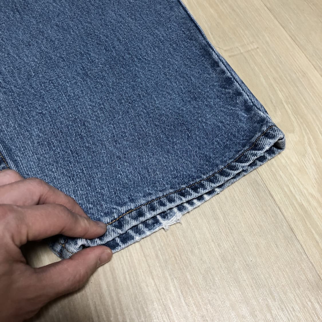 (36) 90's 리바이스 미국제 550 릴렉스드핏 연청 데님 상품이미지2