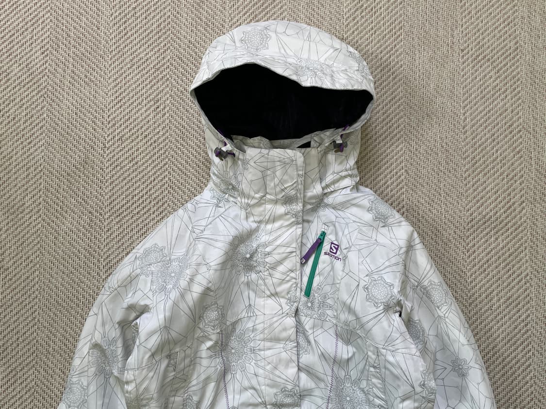 살로몬 기하 패턴 어드밴스드 스킨 드라이 스키 재킷 J04208 상품이미지3