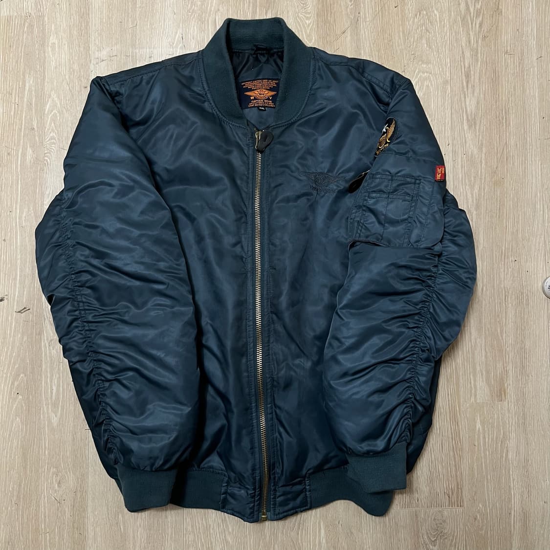 CAPTAIN WEVIC US 에어포스 MA-1 봄버 항공점퍼 XXL  상품이미지1