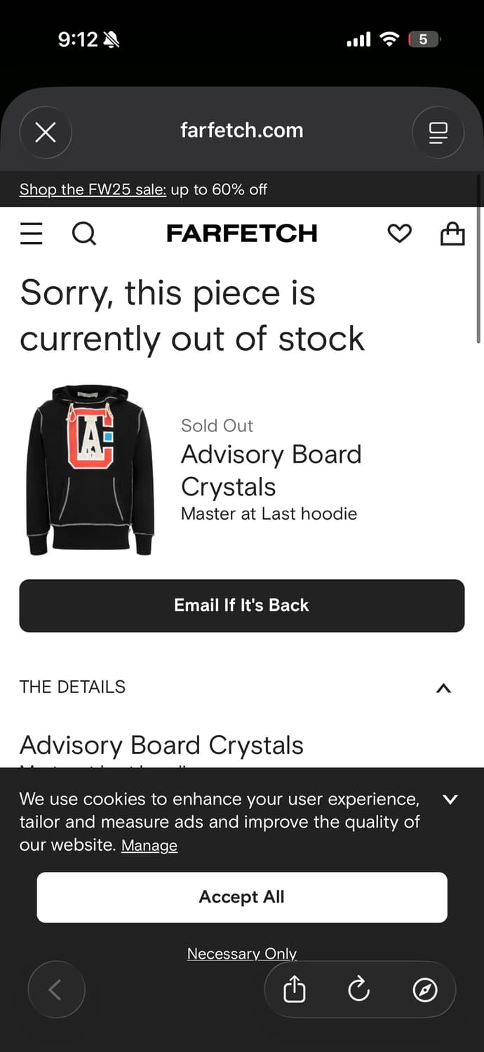 어드바이저리 후드티 삽니다ㅜ 상품이미지1