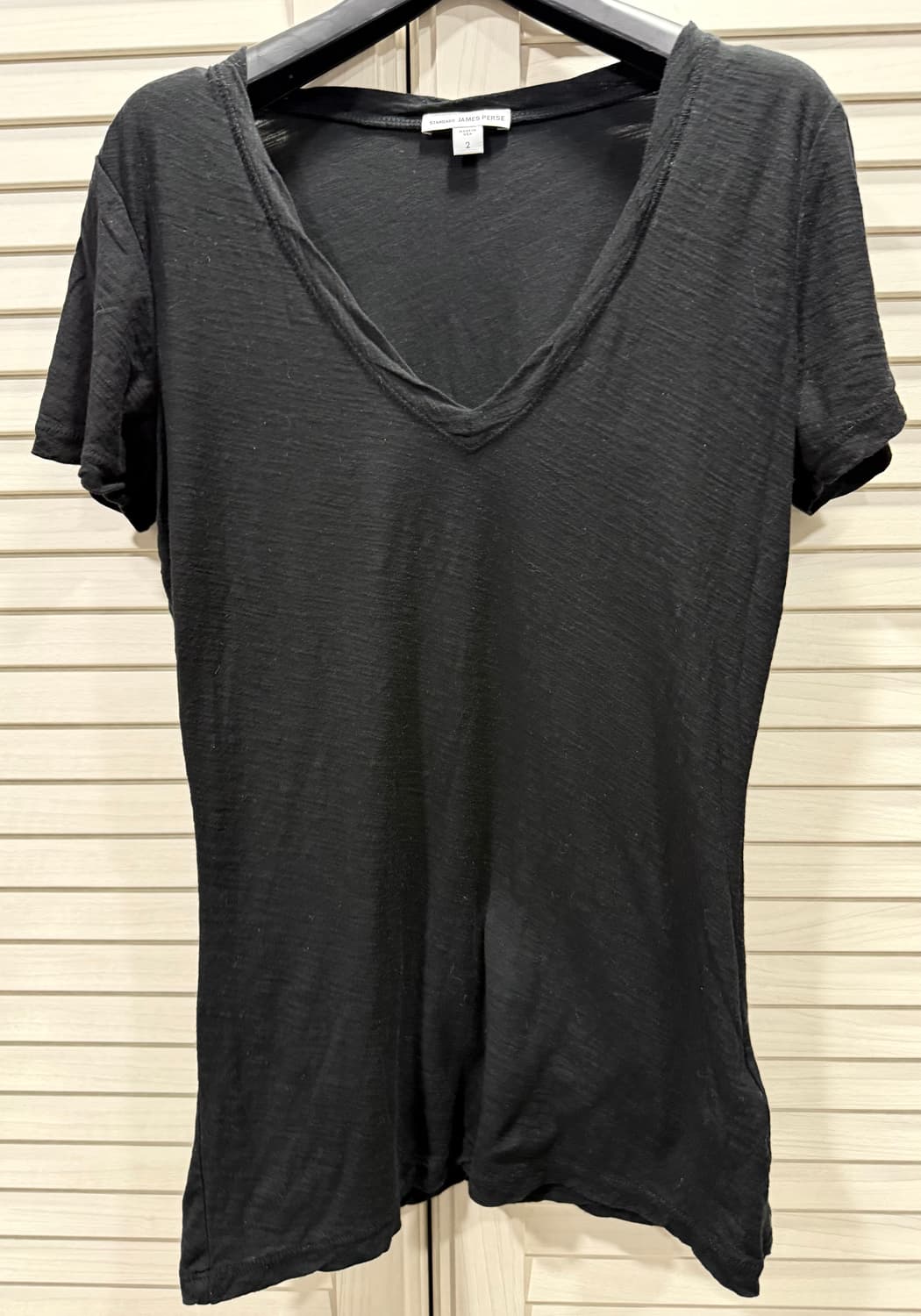 제임스펄스 여성 브이넥 반팔티 상품이미지1