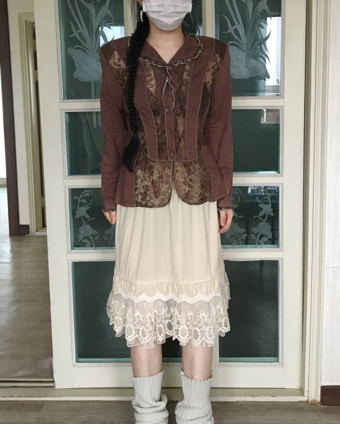 Lace layer jacket 상품이미지1