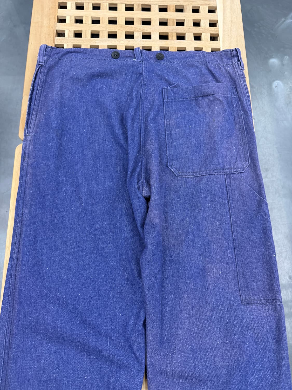 FADED DENIM OLD VINTAGE FRENCH 프렌치워크팬츠 상품이미지7