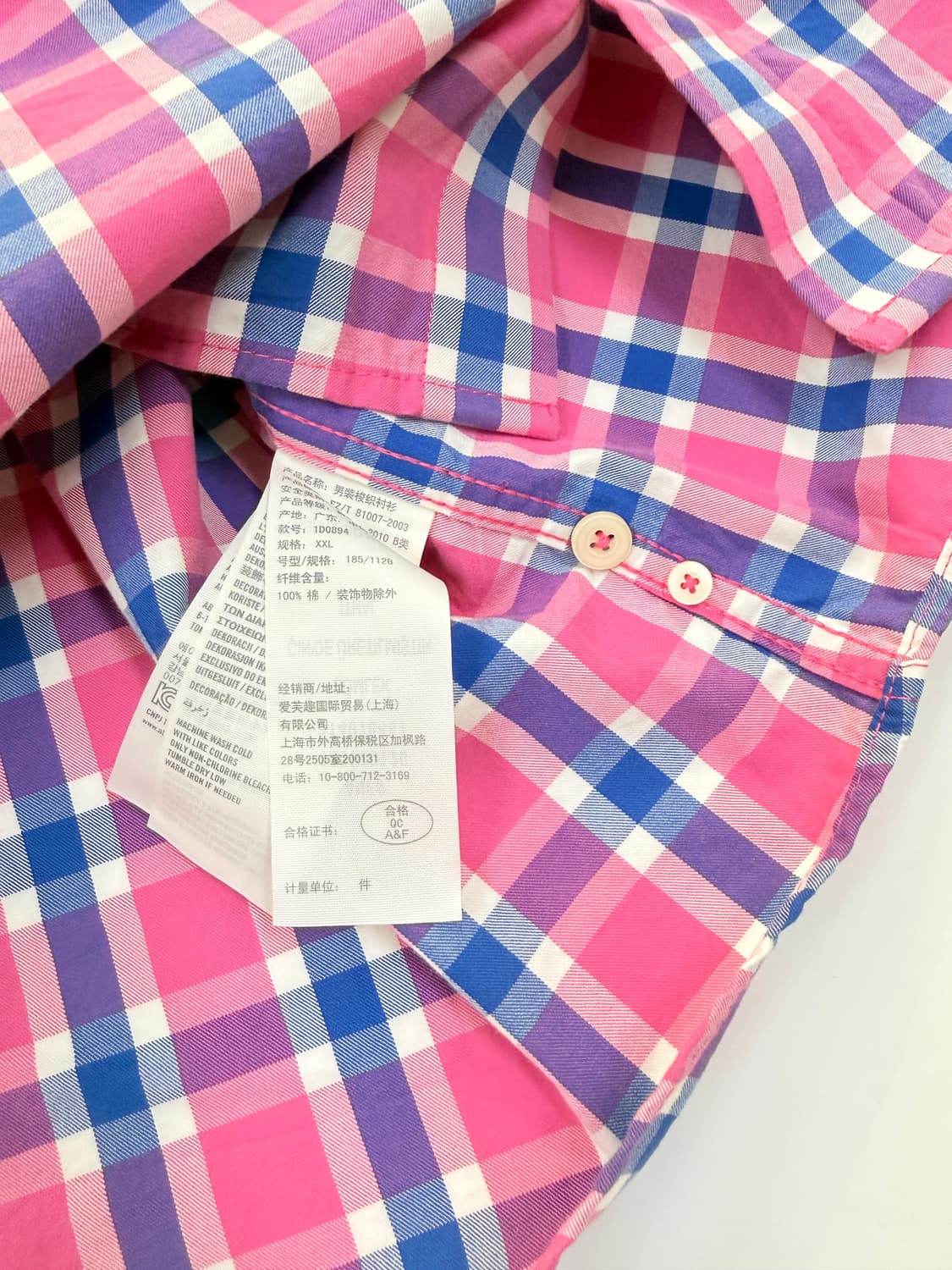 아베크롬비 체크셔츠 상품이미지5