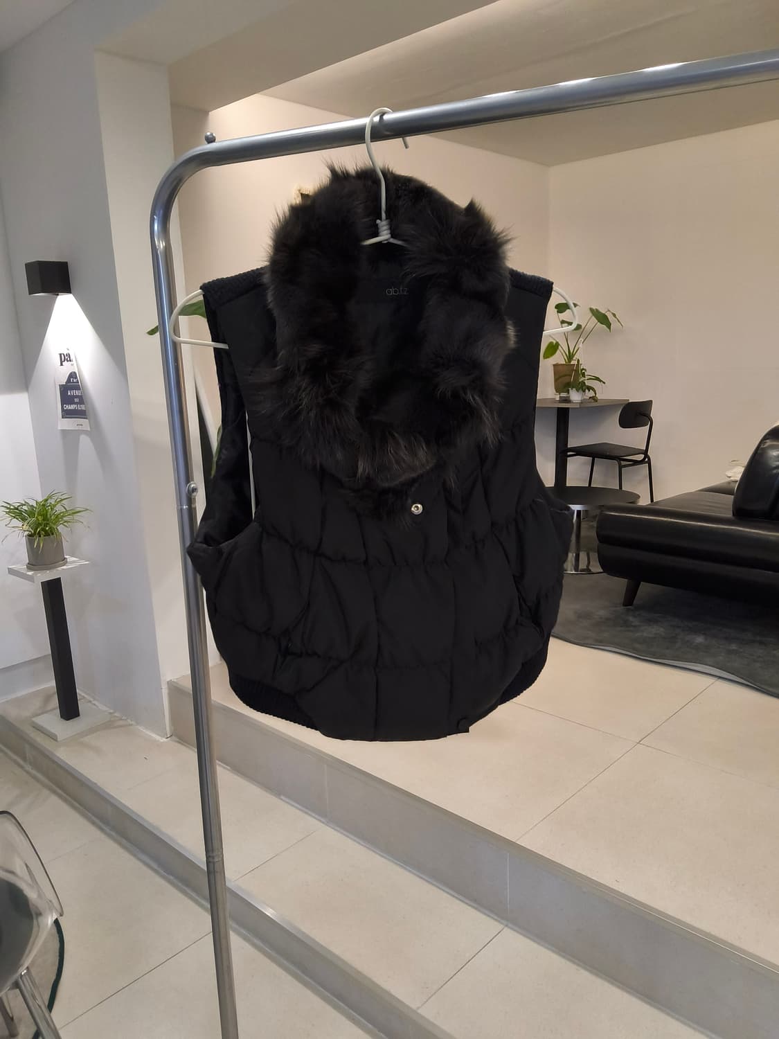 폭스퍼 패딩조끼 상품이미지2