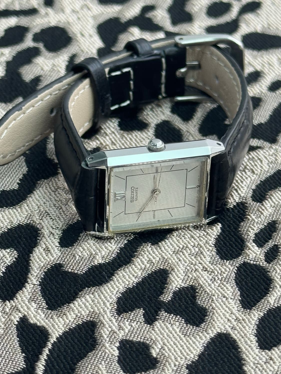 80s 빈티지 세이코 탱크 쿼츠 레이디스 상품이미지5