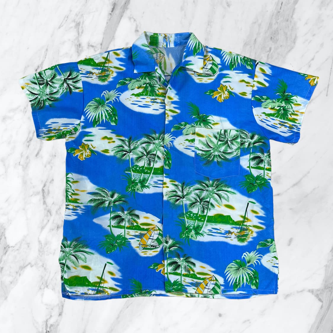 (XL) 빈티지 하와이안 셔츠 상품이미지1