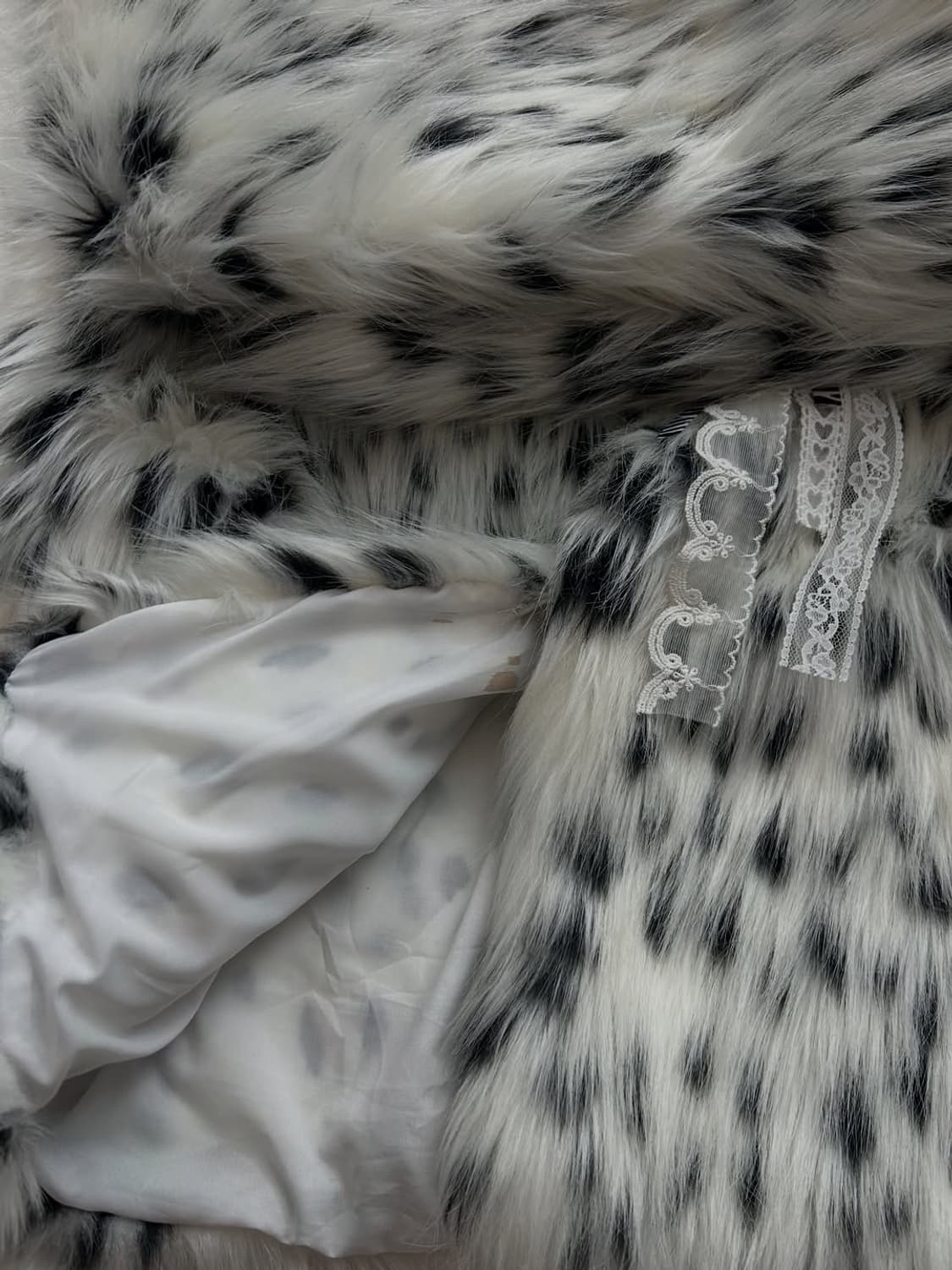 Blue leopard rosette fur 상품이미지10