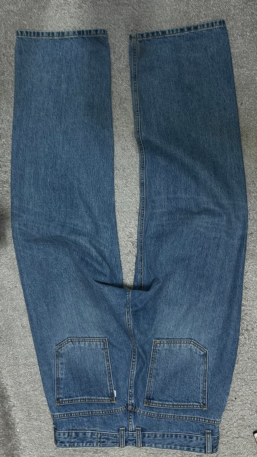 유스 와이드 데님팬츠 M 상품이미지3