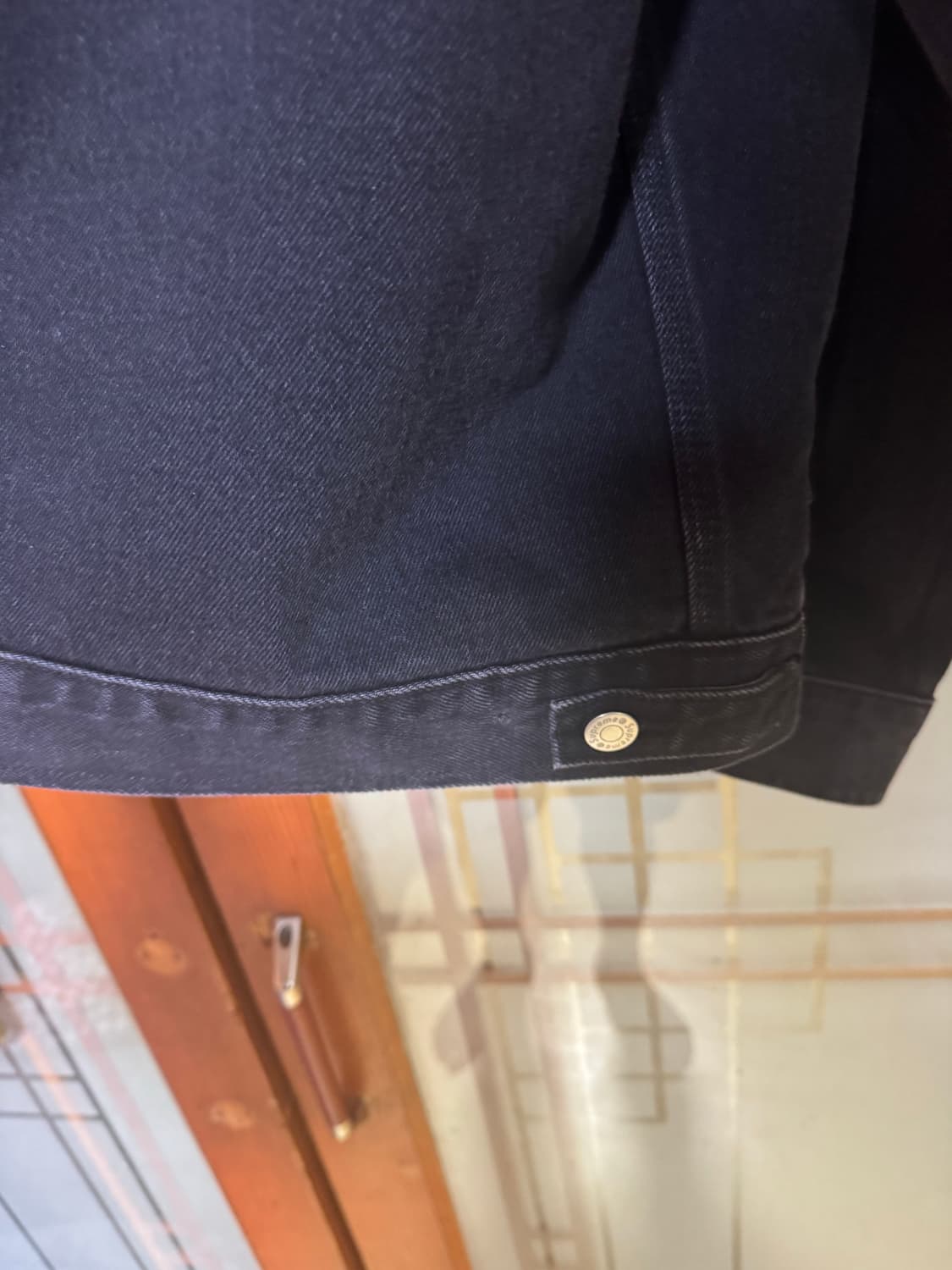 슈프림 데님 초어트러커 사이즈xl (하자o) 상품이미지4