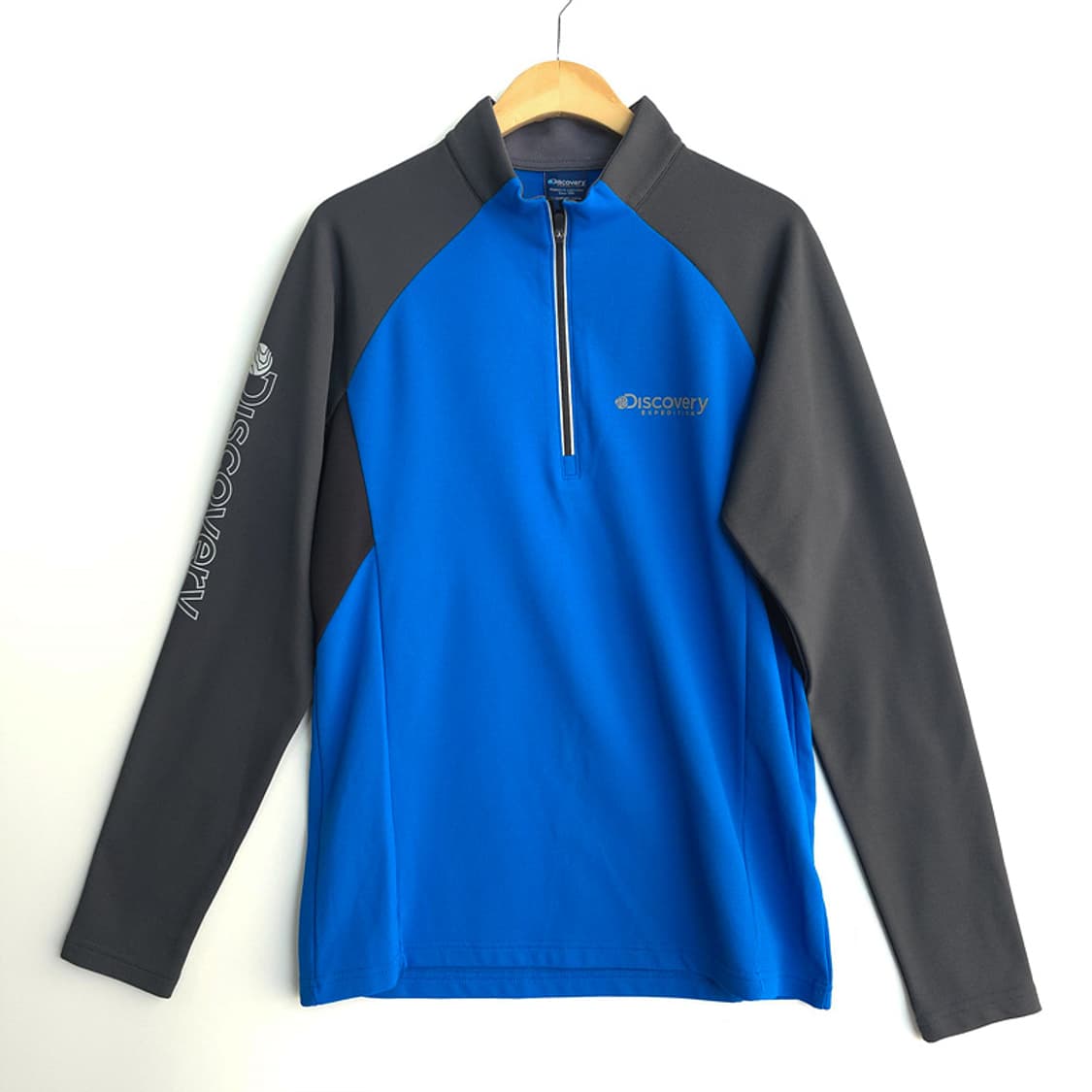 디스커버리 익스페디션 배색 하프집업 티셔츠 L 상품이미지1
