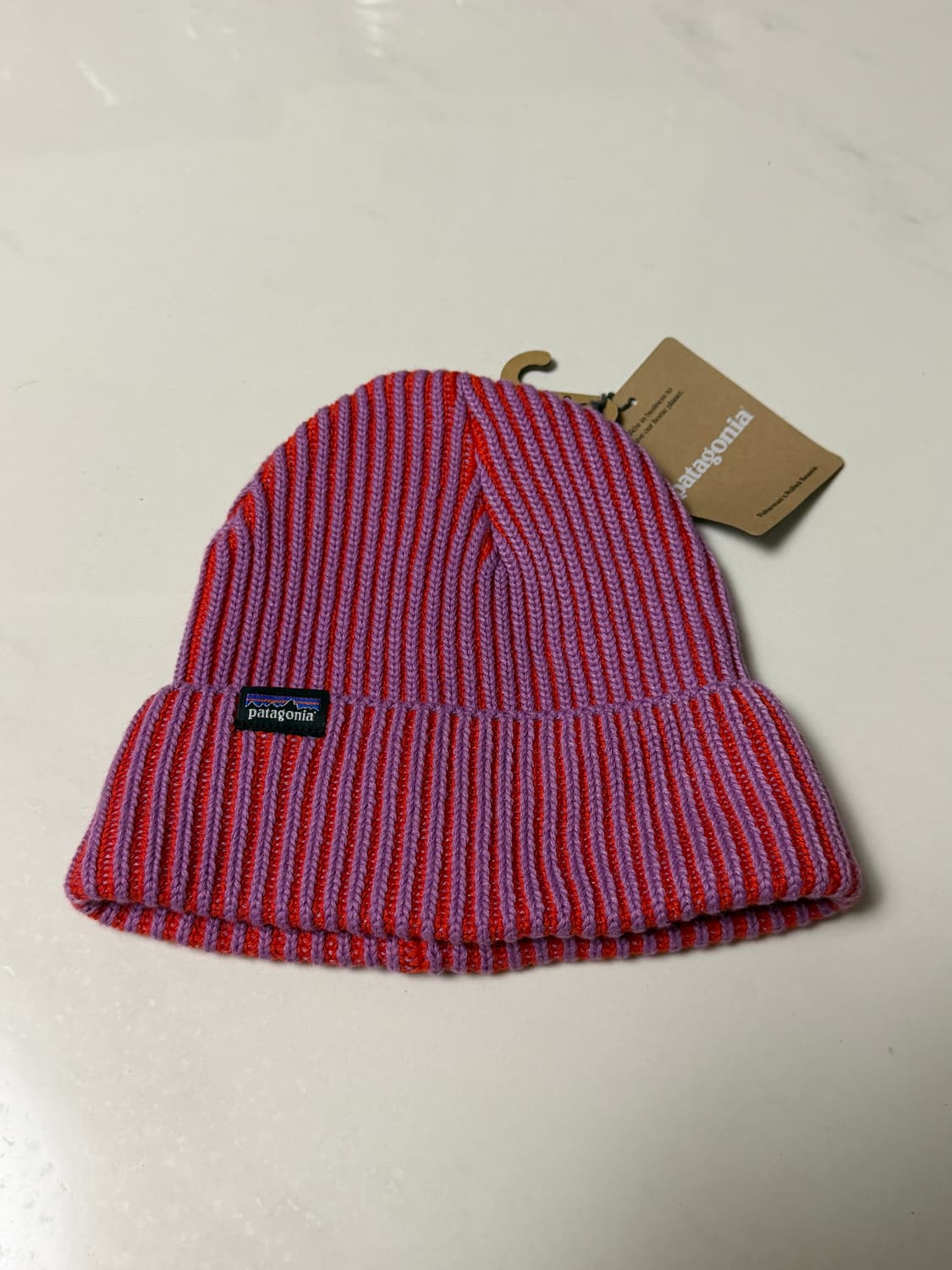 파타고니아 피셔맨 롤 비니 컨트라스트 퍼플 상품이미지2