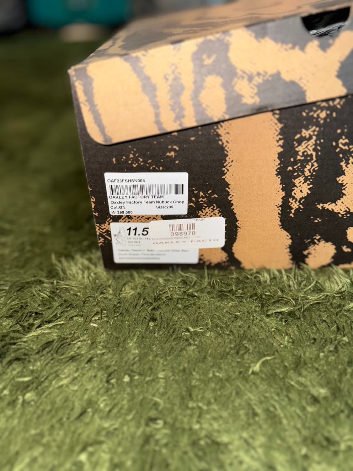 [295] 오클리 팩토리 팀 X 브레인데드 찹 쏘우 덕 그린 썬더스톰 상품이미지8