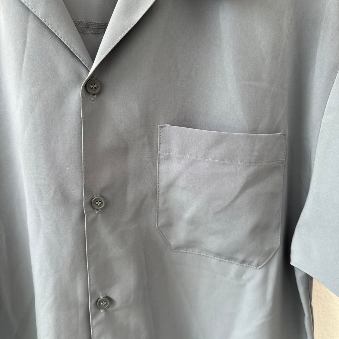 칼탑 Caltop OG 솔리드 반팔 셔츠 그레이 (미국제조 오리지널)  상품이미지6